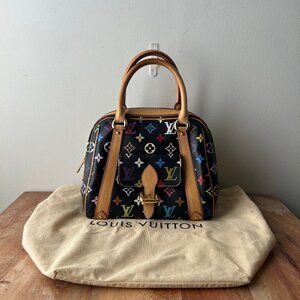 Louis Vuitton Multicolor Monogram Vintage Priscilla Black